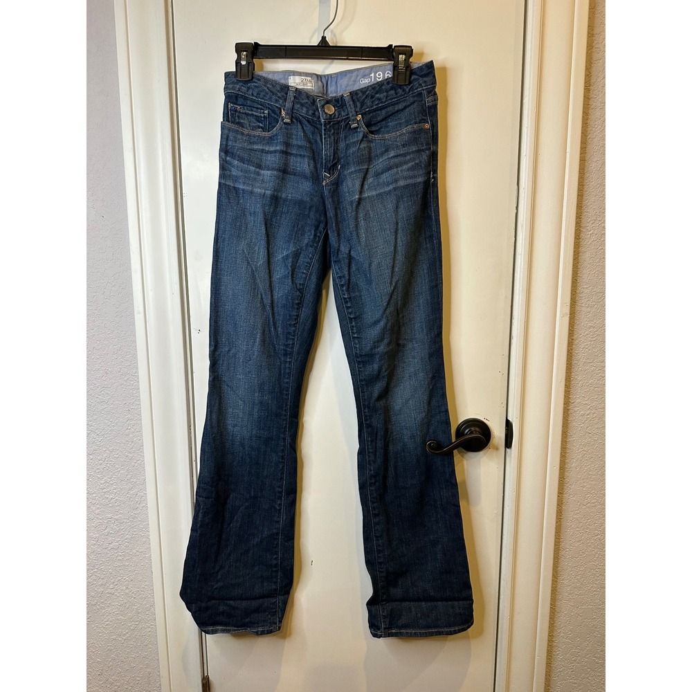 Gap 1969 Sexy Boot Jeans Womens 27/4r Dark Wash Denim Bootcut Pants